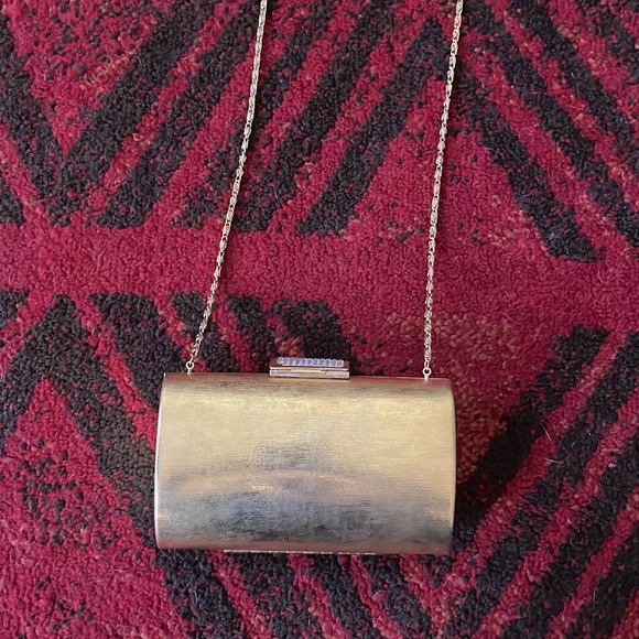Vintage Gold Clutch Box Purse from Nordstrom - Picture 9 of 13